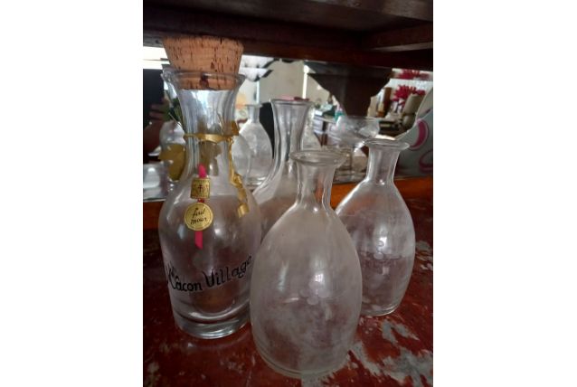lot de 4 carafes