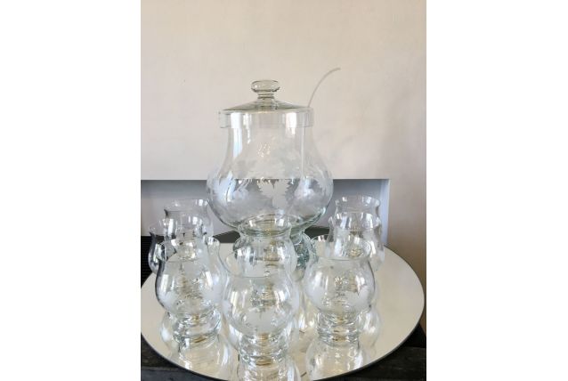 Service à sangria Cristal 