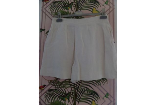 KENZO short lin beige vintage spécial vacances et été