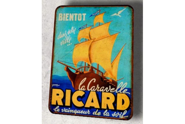 Plaque métal Ricard