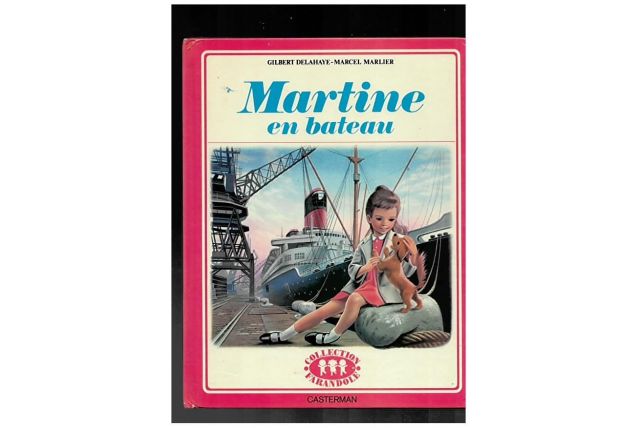 Martine en bateau 1974