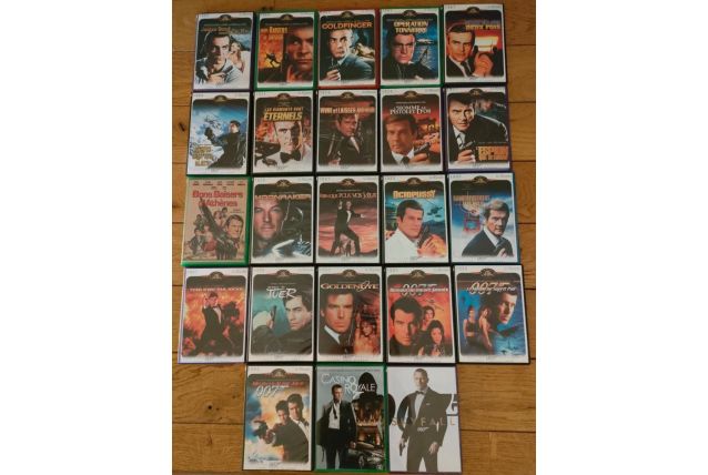 23 dvds de James Bond 007
