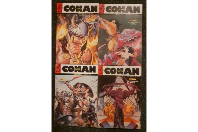 Lot de 4 bd Conan