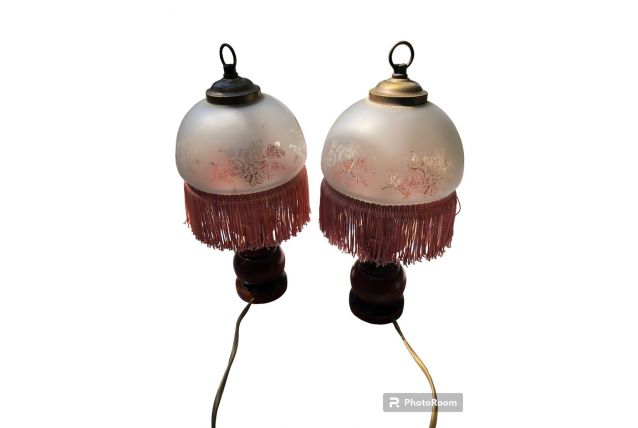 2 lampes vintage