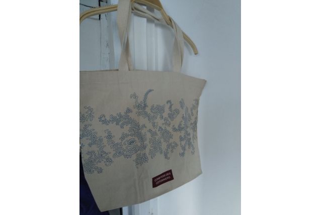 sac a main en toile grand cabas panier plage weekend XL