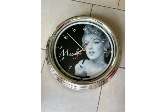 Horloge éclairante Marilyn Monroe 