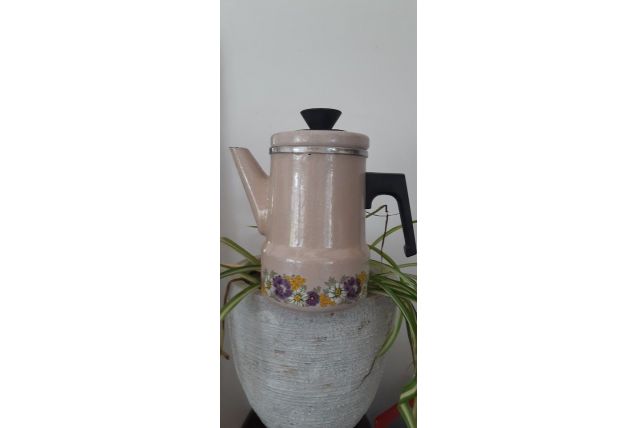 Theiere / cafetiere email vintage