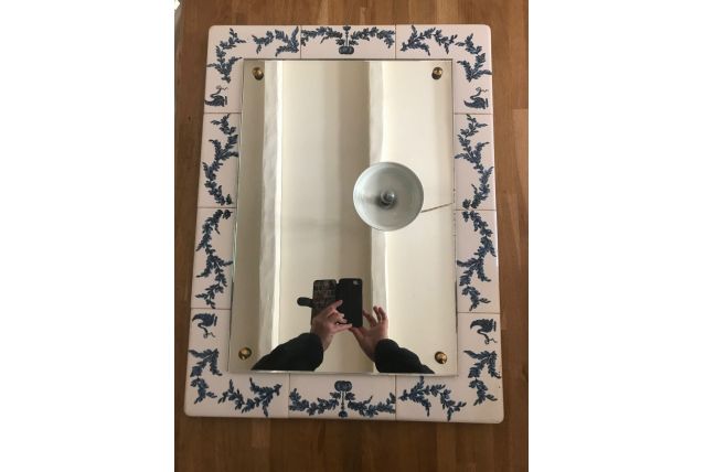 Miroir de salle de bain Porcelaine de Paris Lamballe