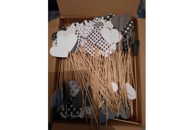 Lot de 500 pique cœur