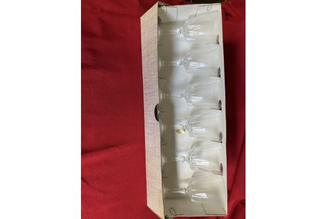 cristal d'Arques/Versailles 6 verres vin blanc 15cl