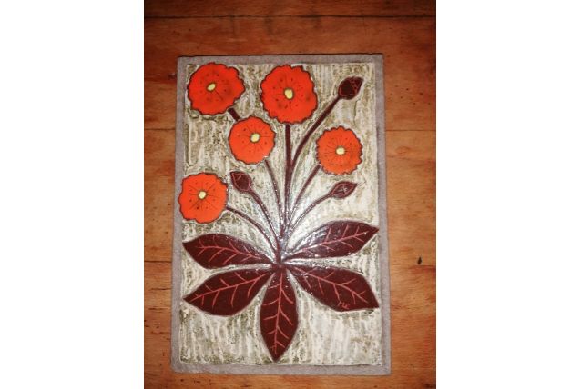 Plaque de lave émaillée 