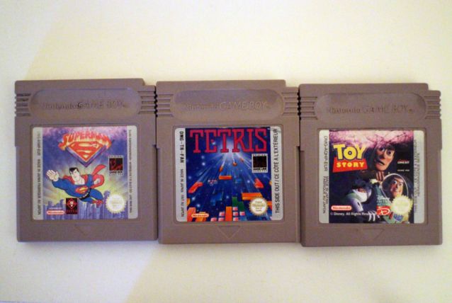 Lot de 3 jeux retro de gameboy 