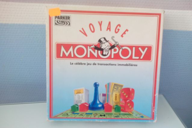 Monopoly vintage en Franc comme monnaie