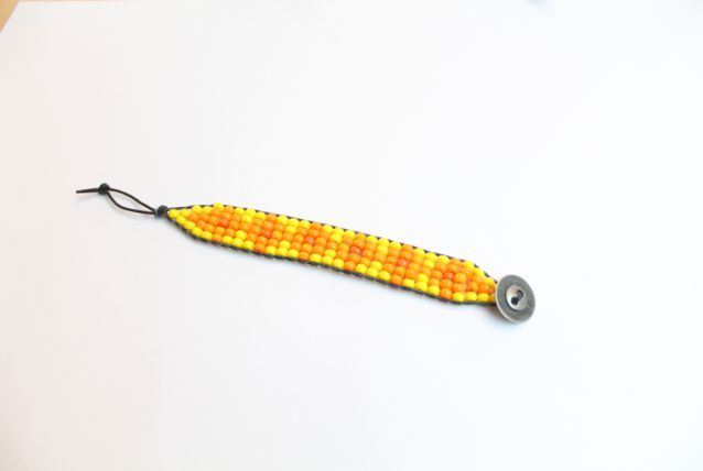 Bracelet perles tissées 