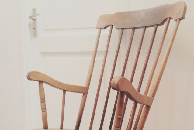 Rocking chair vintage années 70