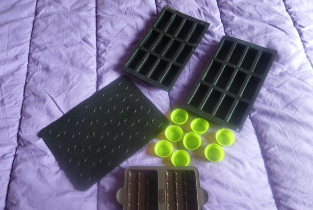 Lot moules à gateaux en silicone