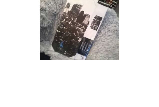 tableau buldings noir et blanc