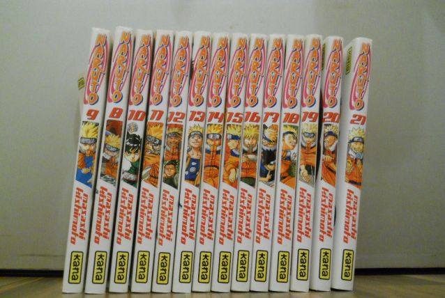 Manga Naruto Tome 9 à 21