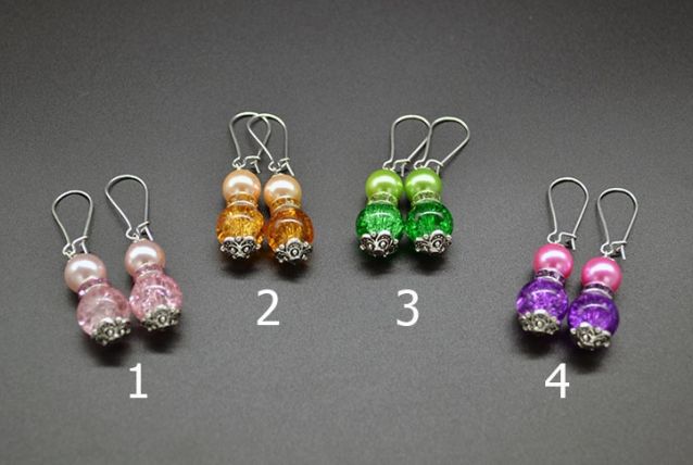BOUCLES D'OREILLES DUO DE PERLES