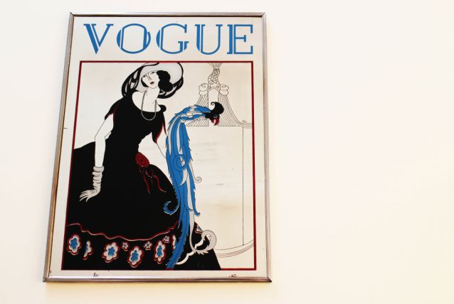 Miroir Vogue vintage pas cher en super état
