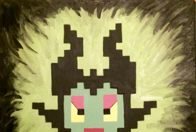 pixel art MALEFIQUE 