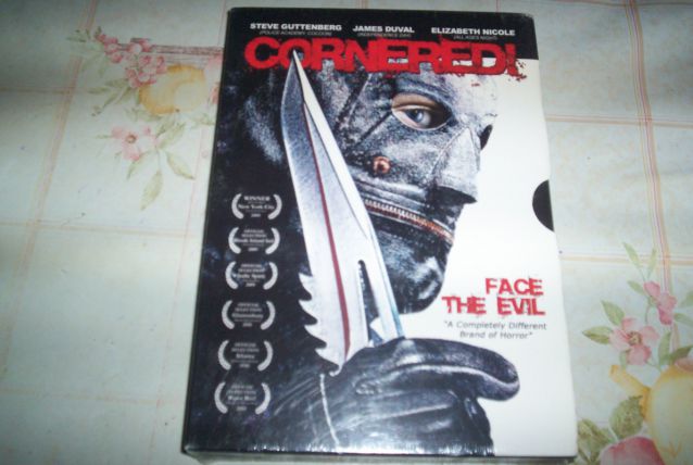 DVD CORNERED FACE THE EVIL FILM HORREUR 