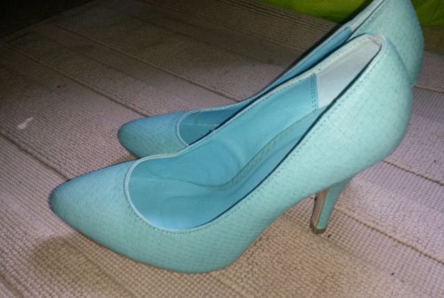 Escarpins turquoise