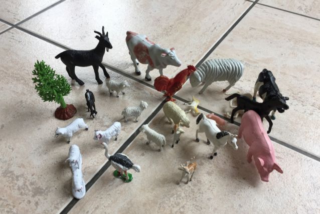 Animaux en plastique