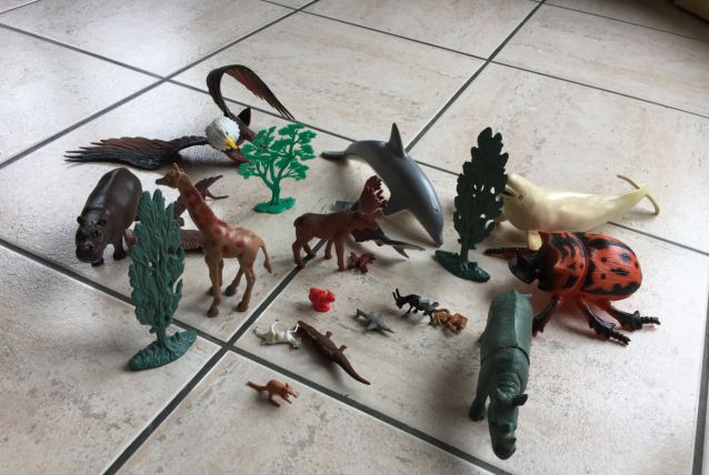Animaux en plastique