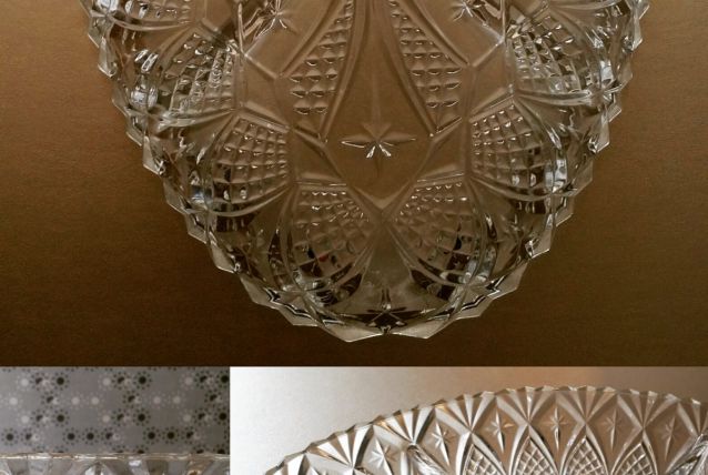 Coupelle apéritif en verre vintage