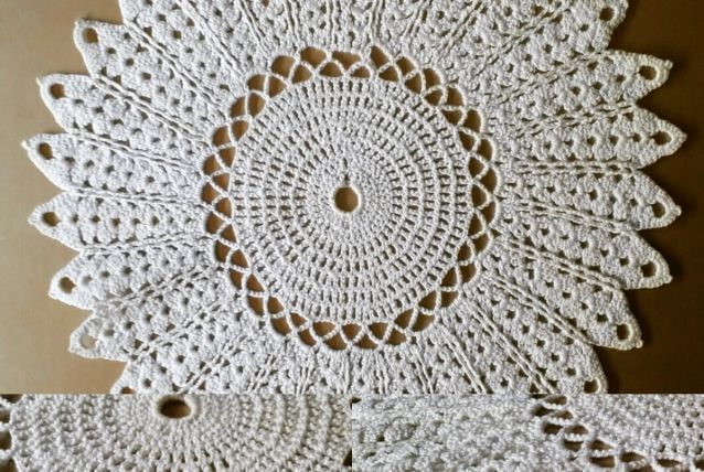 Napperon Vintage fait main