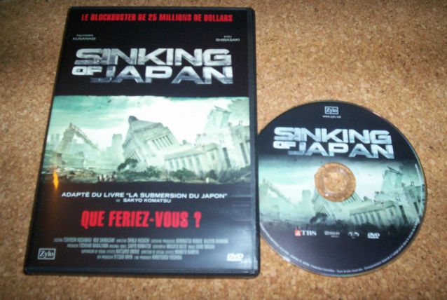 DVD SINKING OF JAPAN film catastrophe gigantesque 