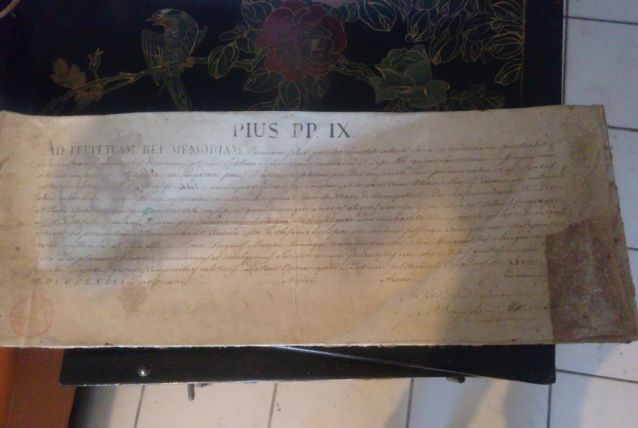 Bulle papale Pie IX