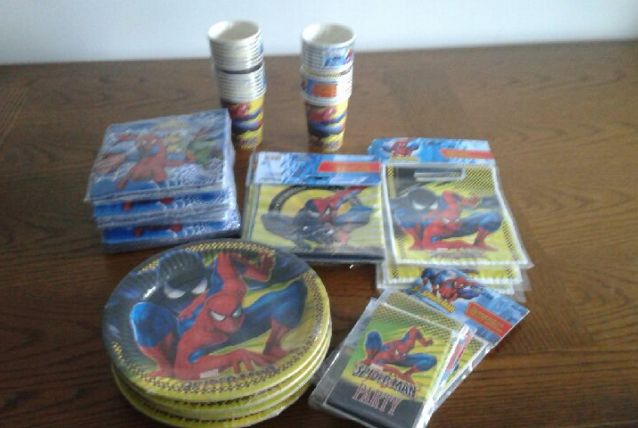 Lot déco anniversaire spiderman