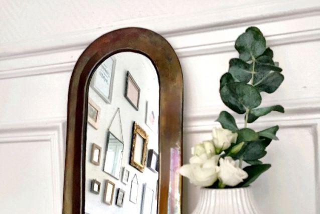 Miroir en laiton