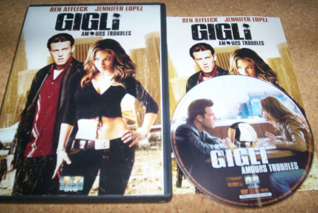 DVD GIGLI  AVEC JENNIFER LOPEZ ET BEN AFFLECK 