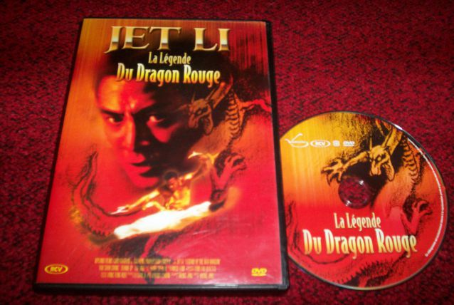 DVD LA LEGENDE DU DRAGON ROUGE FILM ARTS MARTIAUX AVEC JET LI 