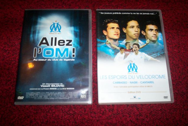 LOT 2 DVD OLYMPIQUE DE MARSEILLE 