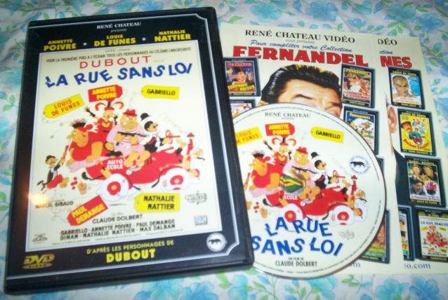 DVD dubout et la rue sans loi avec louis de Funès