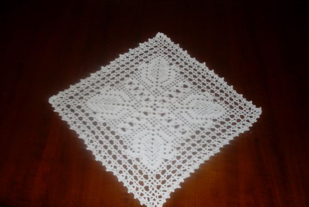 napperon fait main au crochet