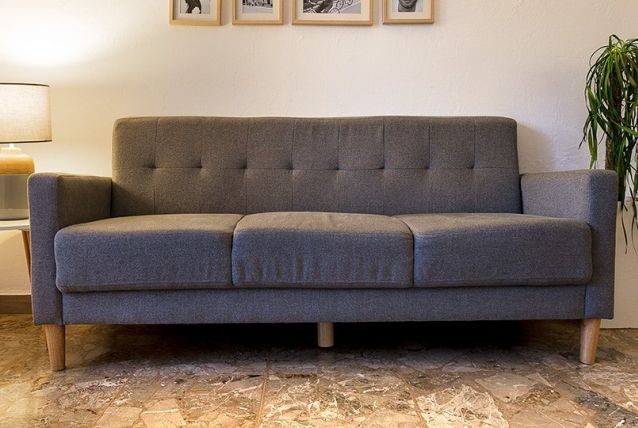 Canapé design gris