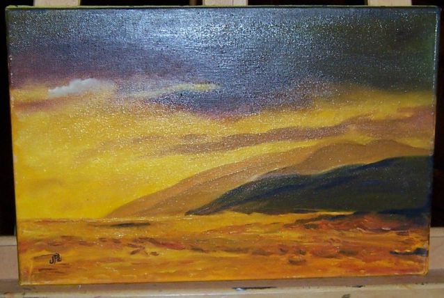 Tableau - Huile sur toile.