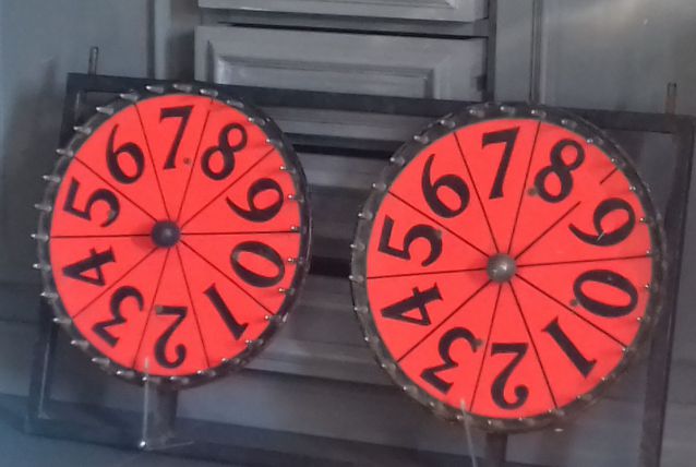 Roulettes de hasard art forain