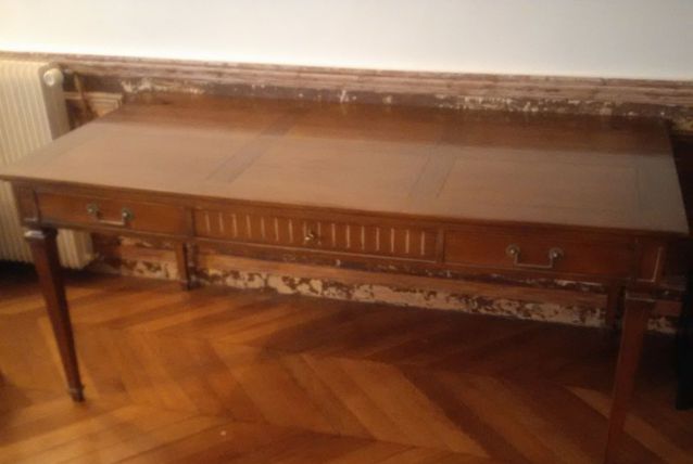 Bureau plat style Directoire