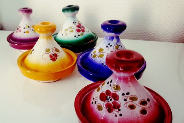 Lot 5 Mini Tajine Décoratifs