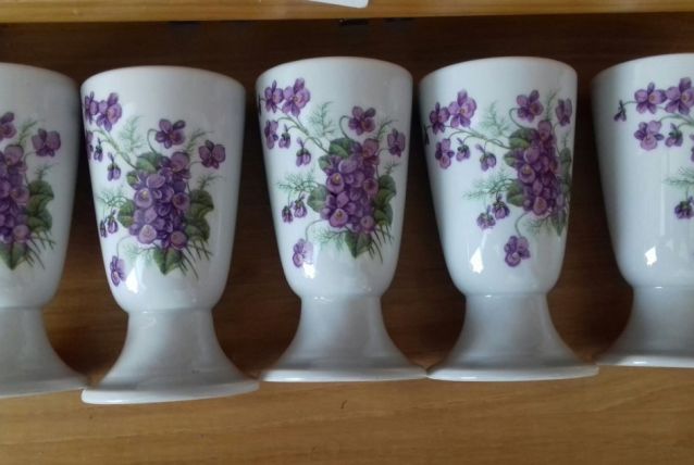 5 masagrans  porcelaine 