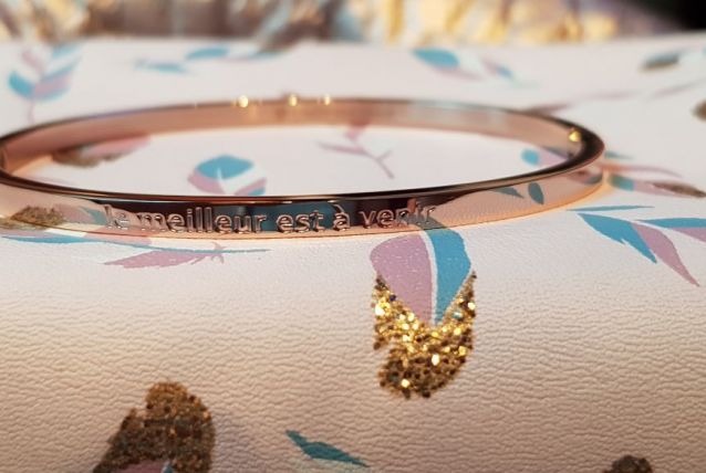 Bracelet à Message Acier Inoxydable Cuivre