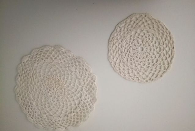 Napperons faits main, crochet