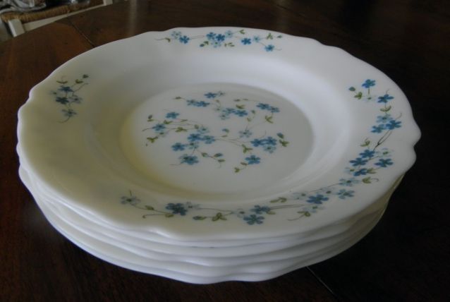 Lot de 6 assiettes creuses vintage