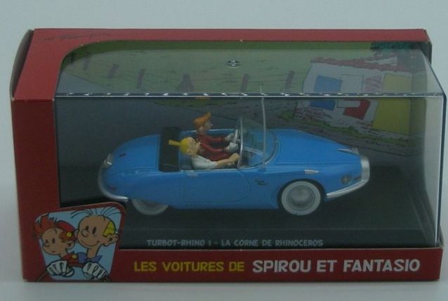 Voiture collection Atlas Turbot-Rhino, Spirou et Fantasio